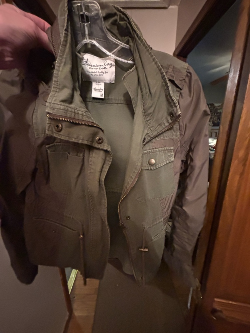 American Rag Olive Utility Jacket - M